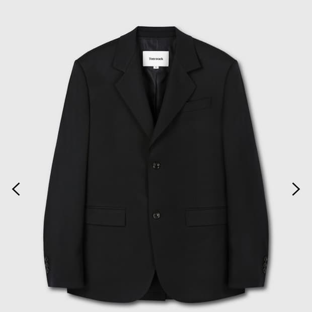 새상품 24SS) 토니웩 시그니처 2버튼 울 블레이저 L/블랙