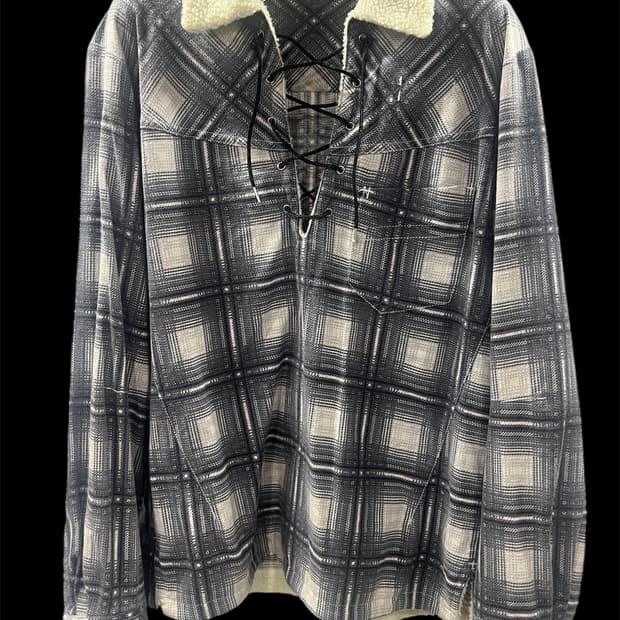 [2] 넘버나인 09AW 보아 풀오버 체크 셔츠