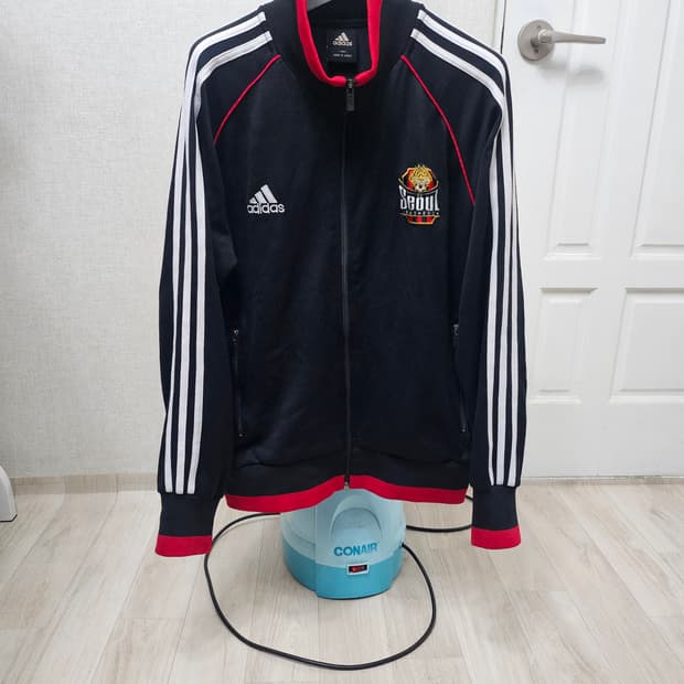 (100)L ☆우주매물☆ 아디다스 FC서울 백로고 [검빨흰] 트랙탑져지