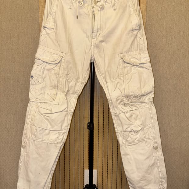 빈티지 폴로 화이트 카고 팬츠