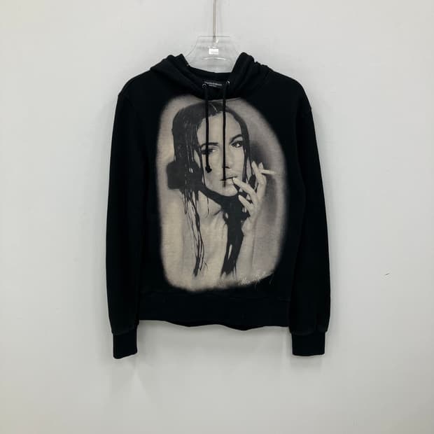 돌체앤가바나 모니카 벨루치 프린팅 후드티 S