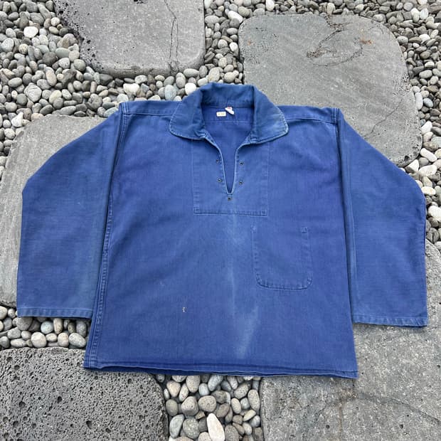 OLD VINTAGE FADED FRENCH SMOCK 프렌치스목자켓