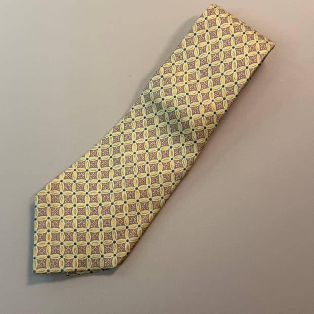 에르메스 Hermes 빈티지 레트로 실크 넥타이