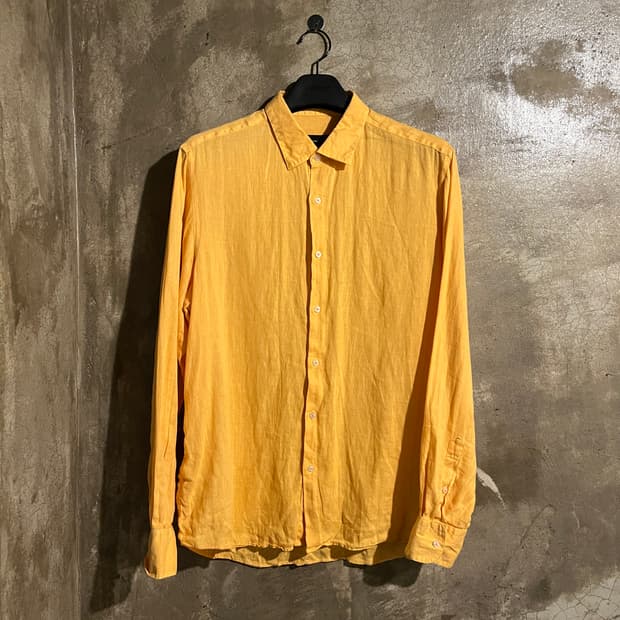 마시모두띠 린넨 솔리드셔츠