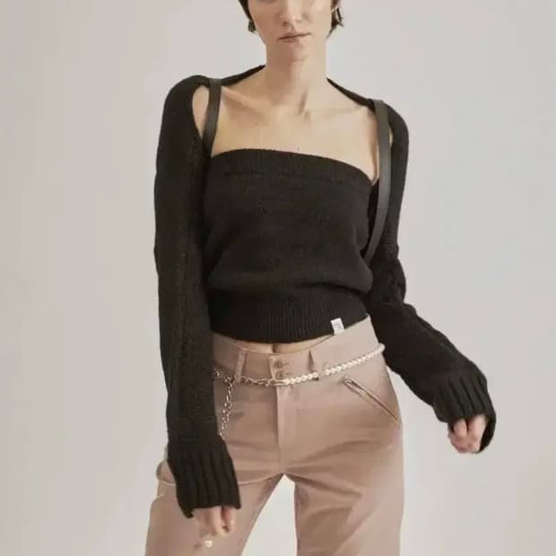 쓰리타임즈 캔디 볼레로 블랙