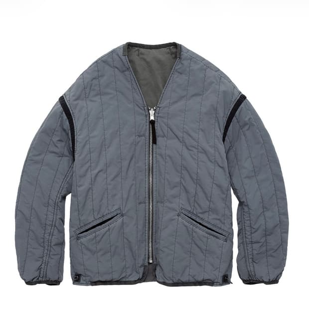 2) 폴리테루 리버시블 라이너 자켓 세이지 그레이 제이드