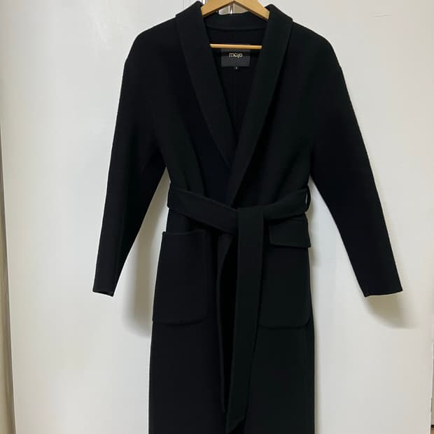 마쥬 벨티드 코트