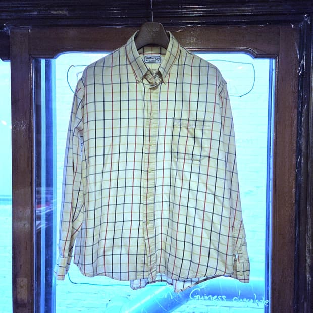 버버리 버튼다운셔츠 