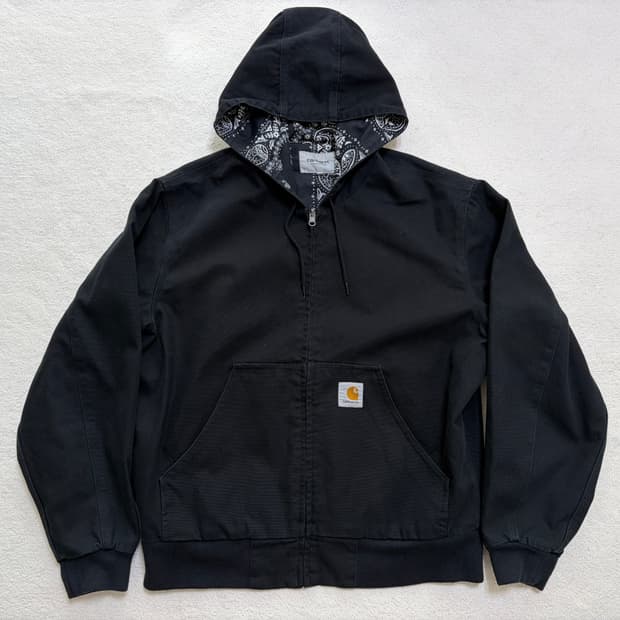 [S] 칼하트 윕(WIP) 리버서블 반다나 액티브 자켓 (블랙)