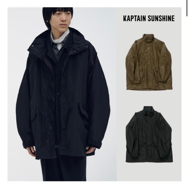 캡틴선샤인 실크밀코트 블랙 4사이즈 구매합니다.