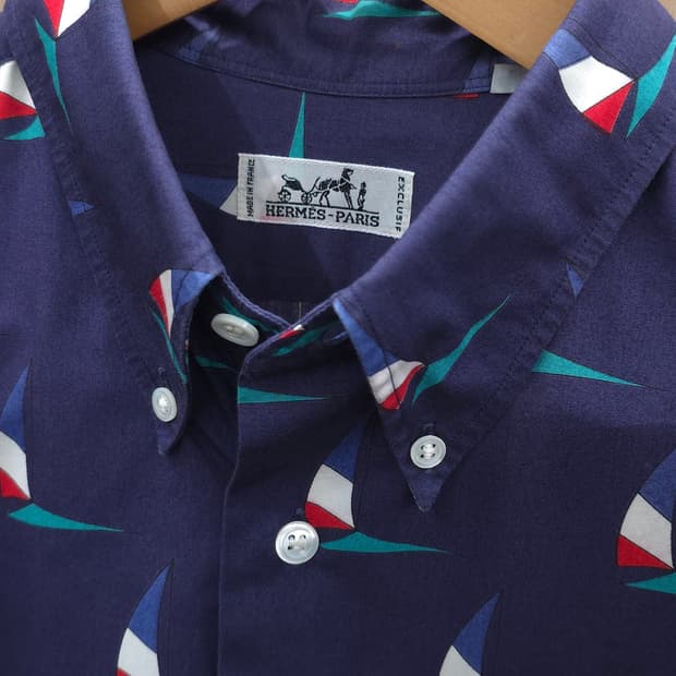 [France]Hermes-Paris 요트 셔츠(navy)