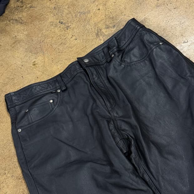 [정품] 리얼레더 소가죽 팬츠 b10