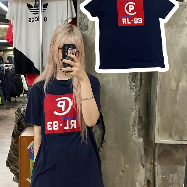 폴로 랄프로렌 반팔 네이비 M  #csz1520 