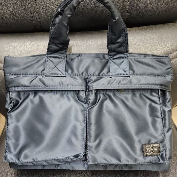 요시다포터 탱커 뉴 토트백 아이언블루