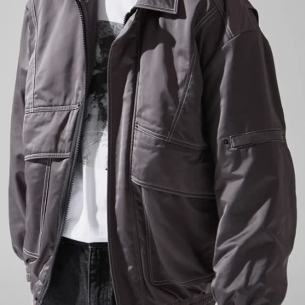 [S]메종미네드 GEREN STITCH BOMBER GREY 팝니다.