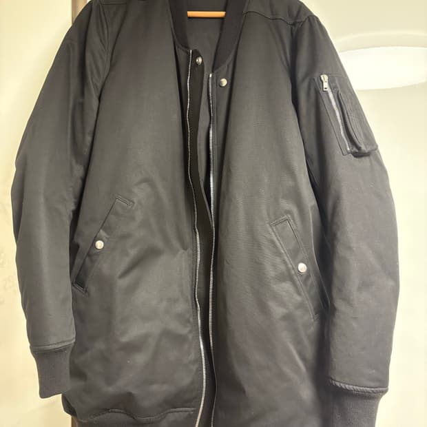 릭오웬스 구스다운 봄버 자켓