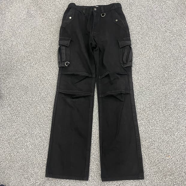 엘무드 빈티지 블랙 데님 팬츠 0105HS1