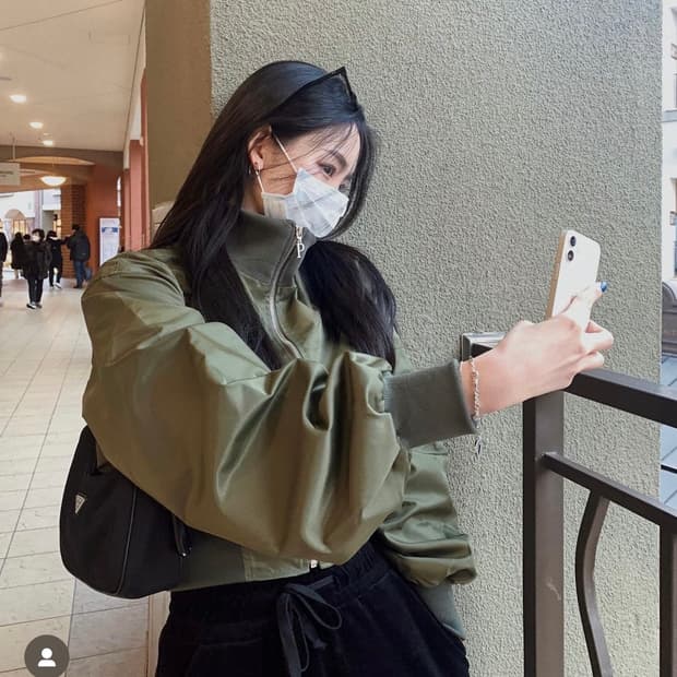 페일제이드 봄버jk 카키