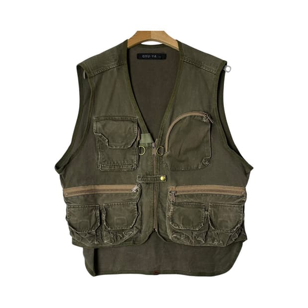 [JPN] 빈티지 유틸리티 데님 피싱 베스트