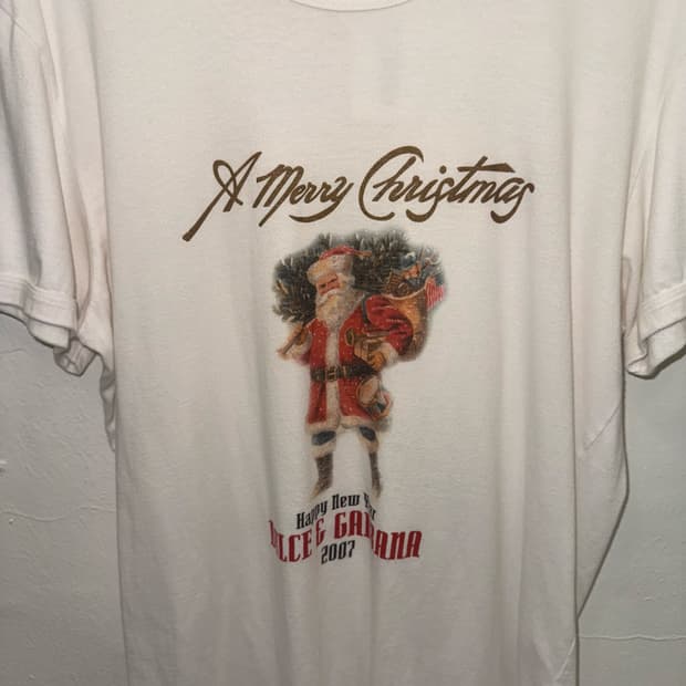 07SS Dolce & Gabbana Christmas Tee