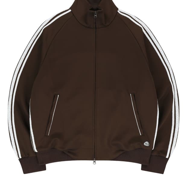 구해요)) 코이세이오 레이스 트랙 자켓 브라운 2사이즈