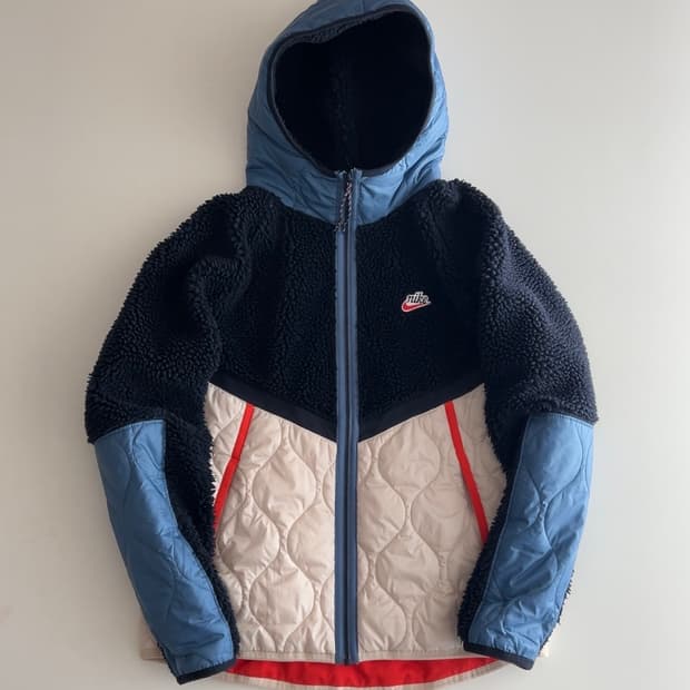나이키 NSW 헤리티지 인슐레이티드 후드 자켓 XL