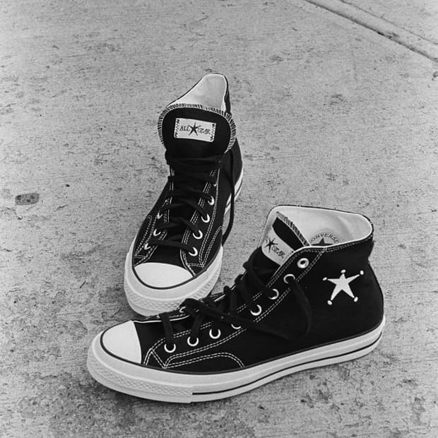 컨버스 x 스투시 척 70 하이 블랙 285 사이즈