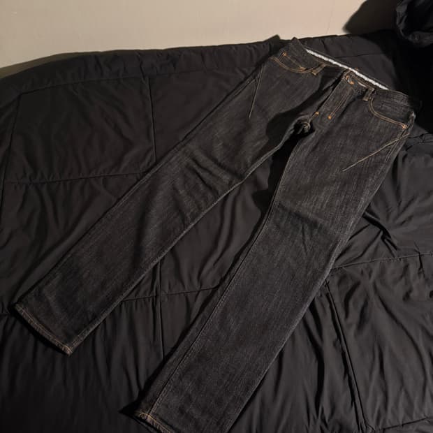 넘버나인 08SS 크라잉하트 패치 데님 팬츠