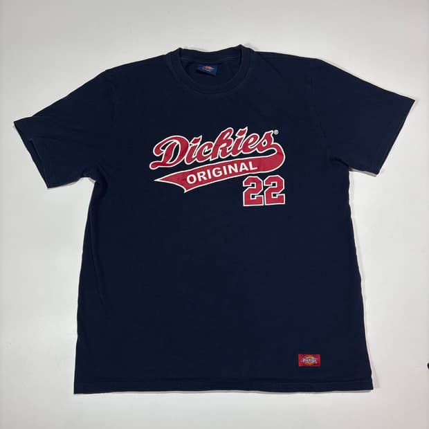 디키즈 오리지널 네이비 반팔 티셔츠