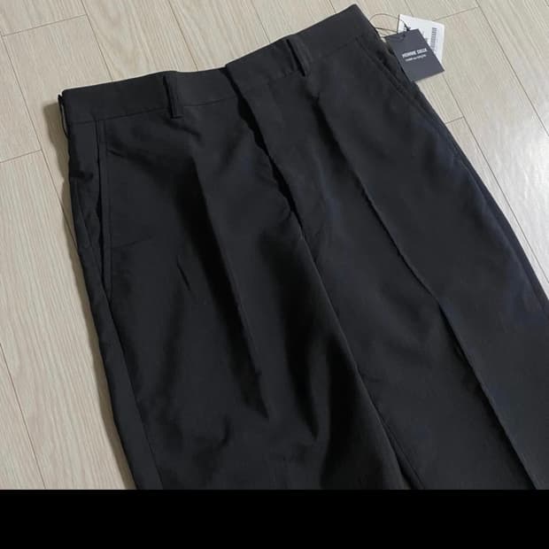 Comme des Garcons Homme Deux 스트라이프 울 트라우
