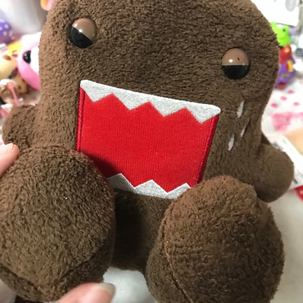 고전 도모군 핸드폰 거치대 인형