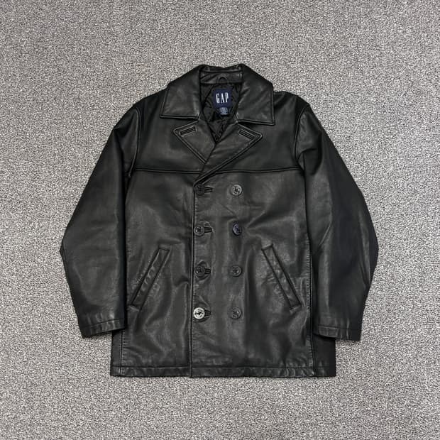 90s 갭 가죽 피코트
