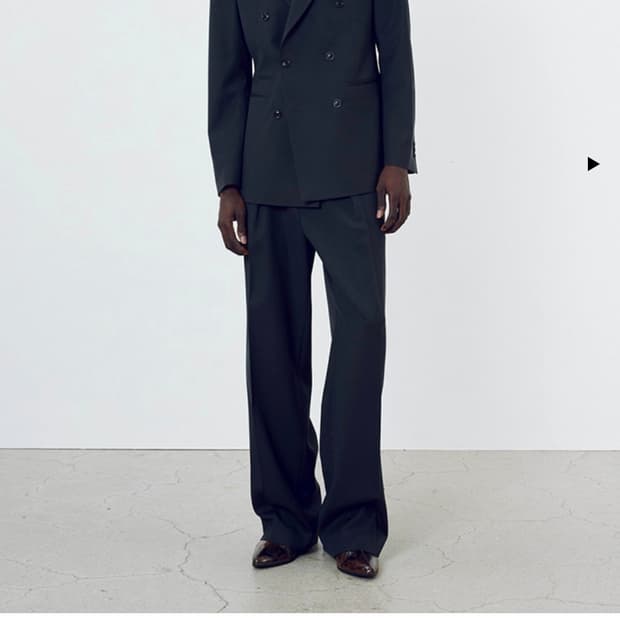 토니웩 더블 브레스티드 수트 카본그레이 셋업