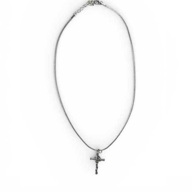 Ellavo Cross Signal silver chain
