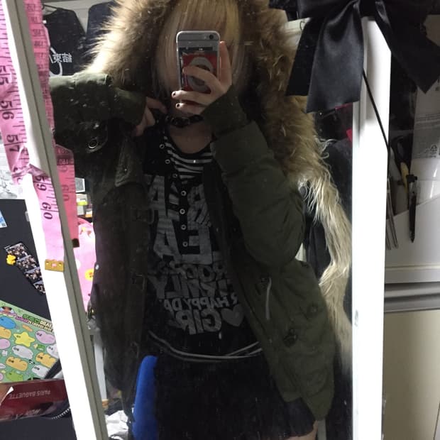 빈티지 퍼 야상