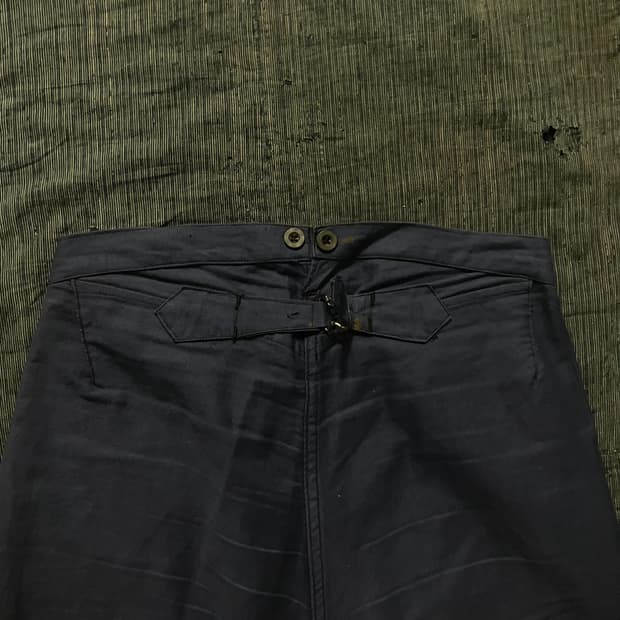 🇫🇷 30~40s 빈티지 프렌치 신치 버클백 워크 팬츠 트라우저