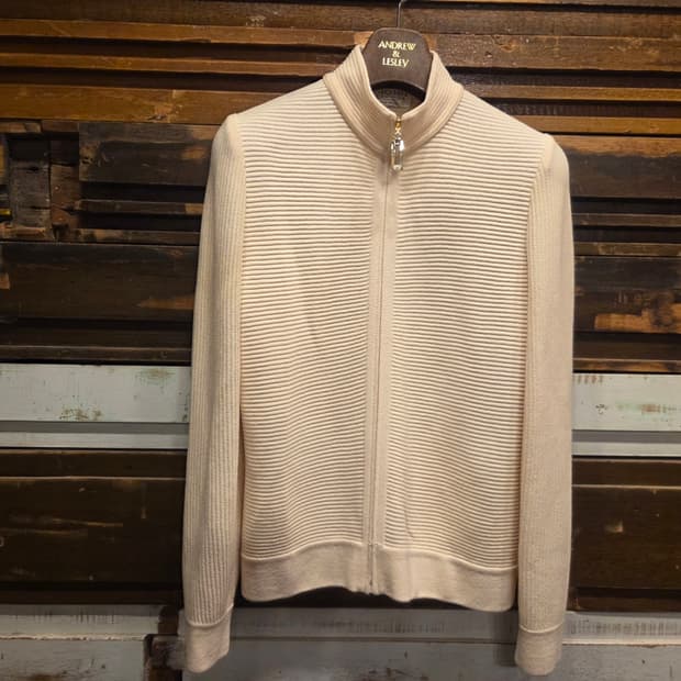 센존 짚업 카디건