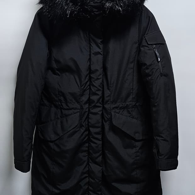 노스페이스 여성 구스다운 패딩코트 S