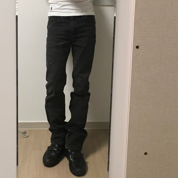 Levi's X N.Hoolywood 517 black jean