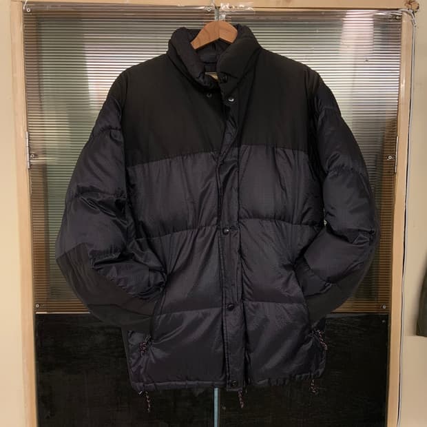 일본 빈티지 블록파카 패딩