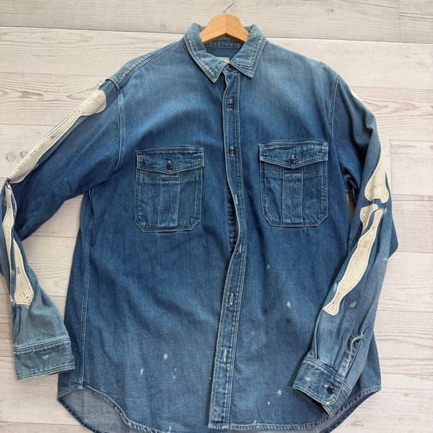 [3] 캐피탈 본 데님 셔츠
