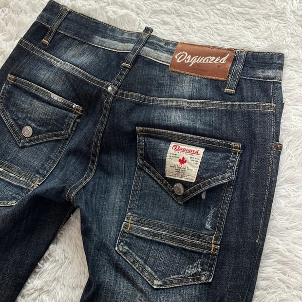 디스퀘어드2 청바지 데미지 48사이즈 (M/32)