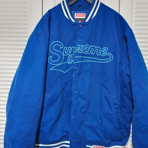 슈프림 도우맨 바시티자켓