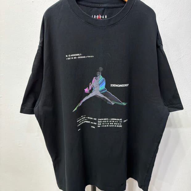 정품) 나이키 조던 23 ENGINEERED 오버핏 반팔티 XL