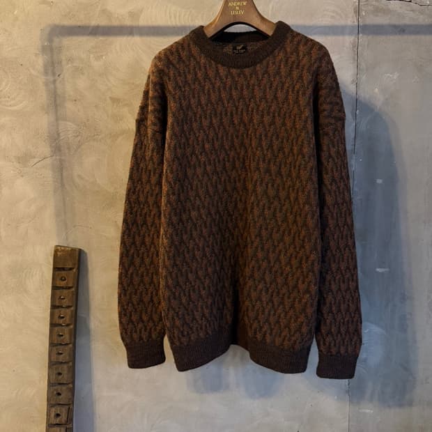 VTG 알파카 크루넥니트 남성105