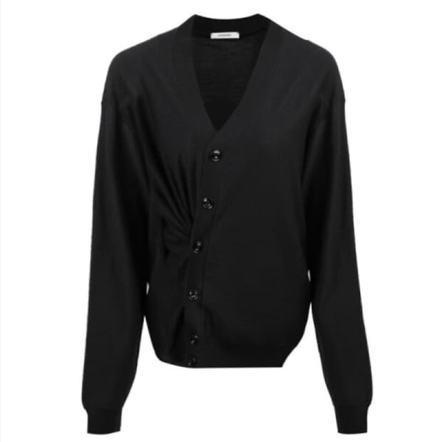 [S] 르메르 25SS 트위스트 울 가디건 블랙 S