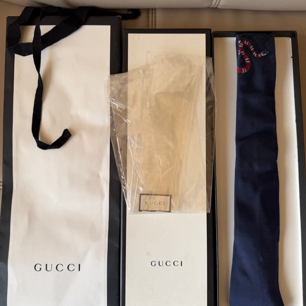 [F] 구찌 스네이크 넥타이