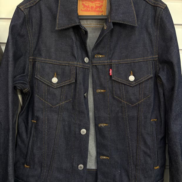 리바이스 중청 청자켓 s