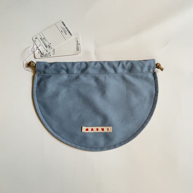 MARNI CANVAS DRAWSTRING POUCH