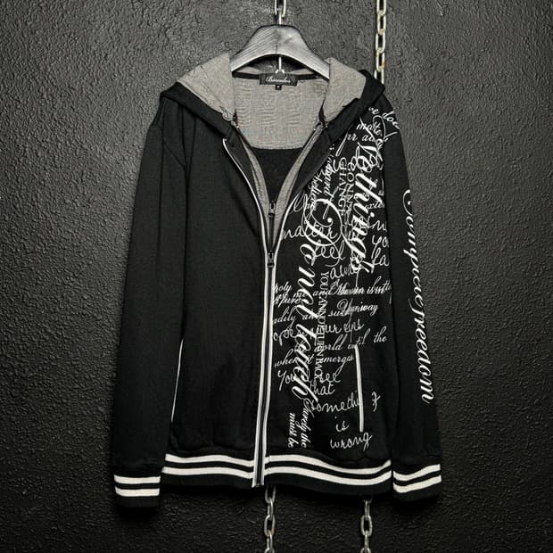 Barcedos – Layered Zip-up Hoodie